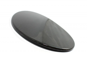 Mercedes Benz SLK Fuel Door Cover - Carbon Fiber - R172 